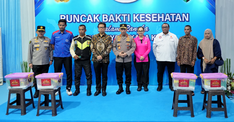 kapolri salurkan bansos - ilustrasi berita Kapolri Salurkan Bansos 6.000 Paket pada Puncak Bakti Kesehatan Hari…