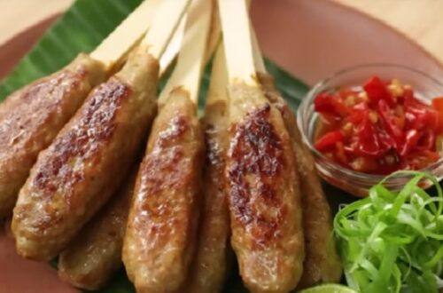 ayam lilit tanpa tepung - ilustrasi berita Ayam Lilit Tanpa Tepung, Lembut dan Juicy