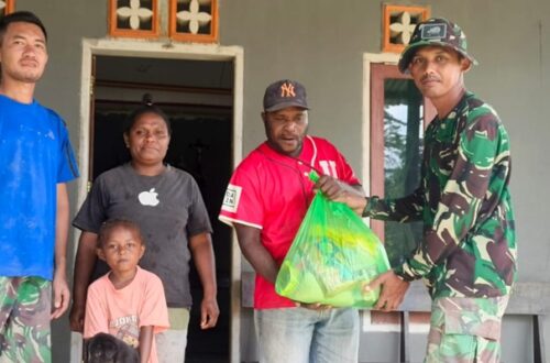 tni cegah stunting - ilustrasi berita TNI Cegah Stunting: Kodim 1807/Sorong Selatan Serahkan 100 Paket Sembako dan…