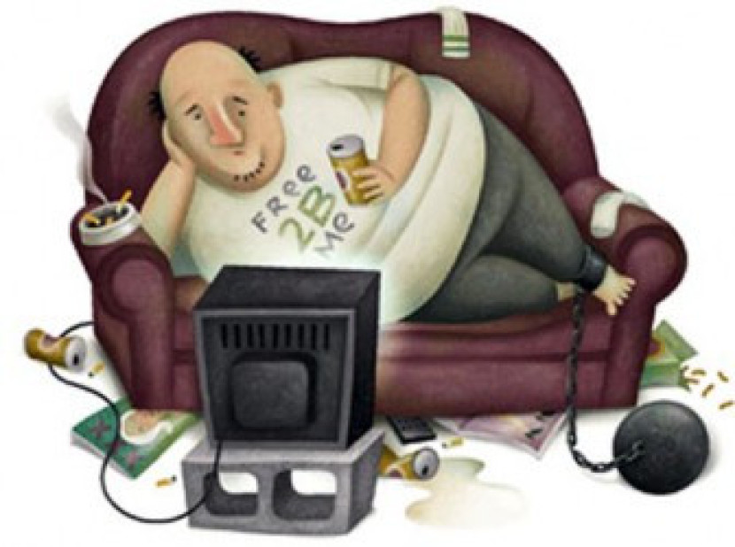 sedentary lifestyle - ilustrasi berita Sedentary Lifestyle: Tren Rebahan dan Duduk Lama di Era Digital