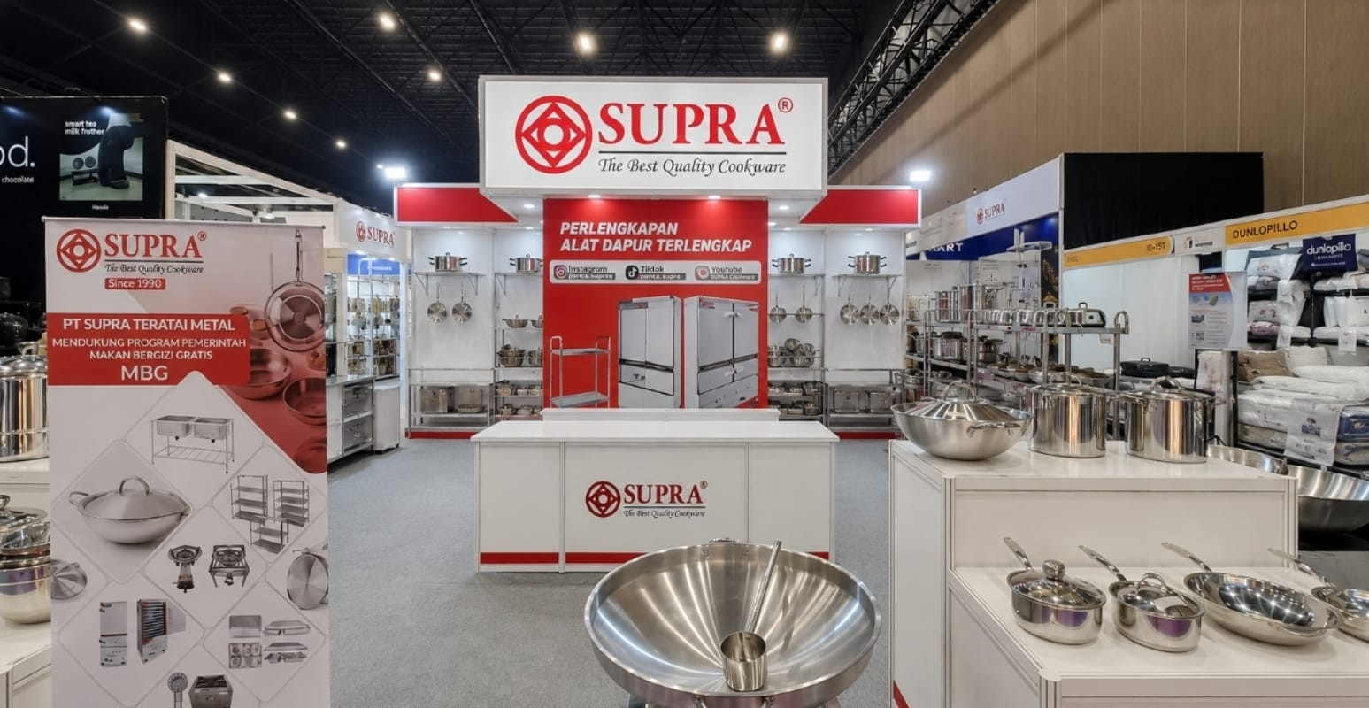 supra teratai metal Supra Teratai Metal Petakan Kebutuhan Dapur Komersial di… supra teratai metal - ilustrasi berita Supra Teratai Metal Petakan Kebutuhan Dapur Komersial di Krista Interfood 2026